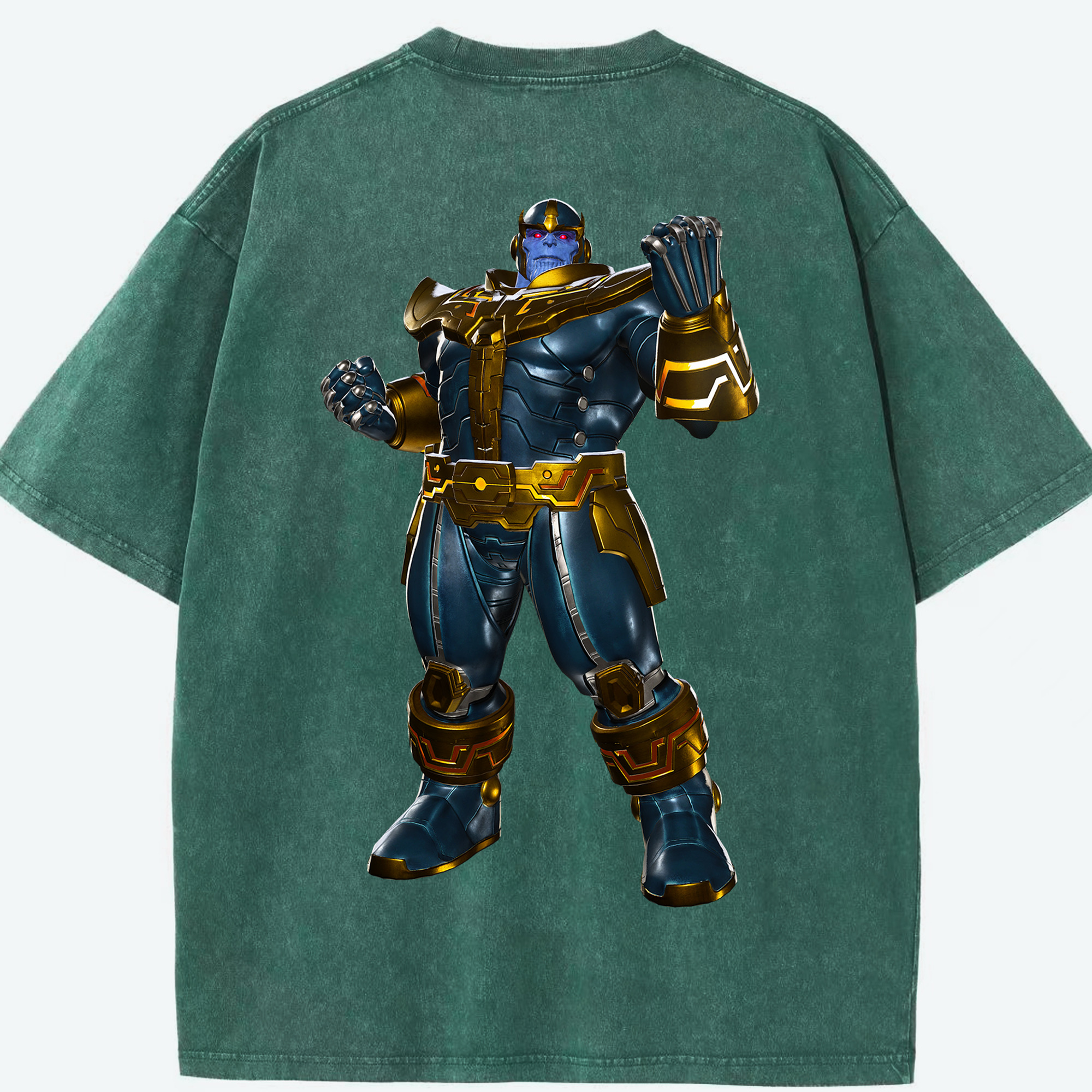（画像用） アベンジャーズ The Avengers 綿100% ヴィンテージ風 半袖Tシャツ（背面プリント）